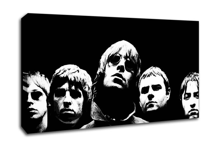 Oasis Wonderwall Pop Art Canvas Wall Art
