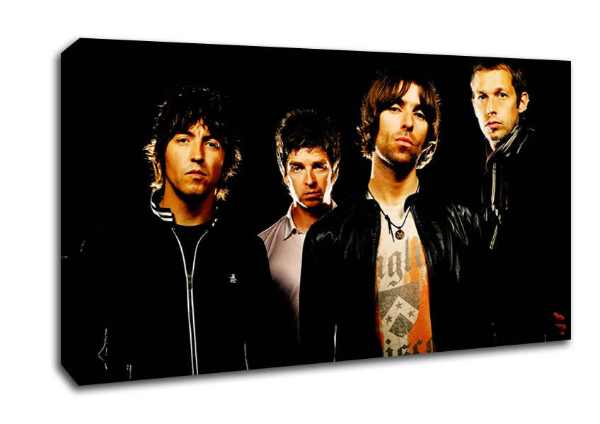 Oasis Champaign Supernova Canvas Wall Art