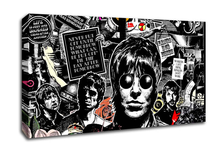 Oasis Collage Canvas Wall Art