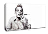 Pink Cigarette B n W Canvas Wall Art