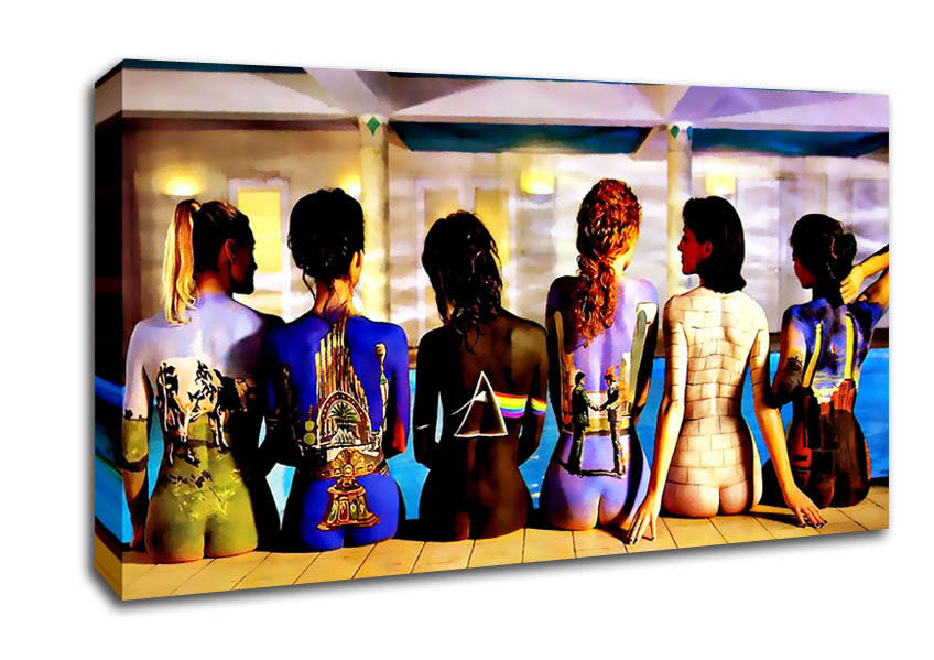 Pink Floyd Painted Ladies Canvas Wall Art