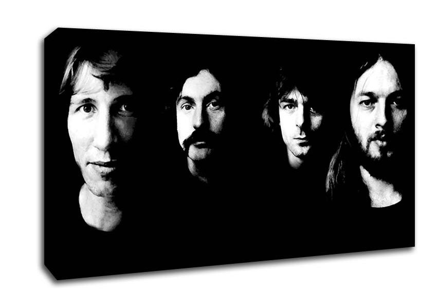 Pink Floyd Early Days B n W Canvas Wall Art