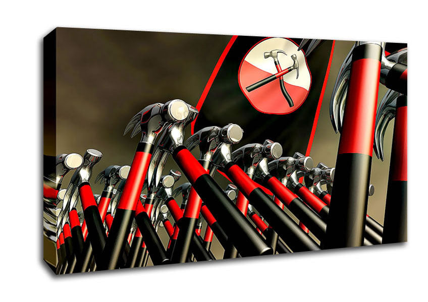 Pink Floyd Hammers Canvas Wall Art
