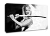 Kill Bill The Bride B n W Canvas Wall Art