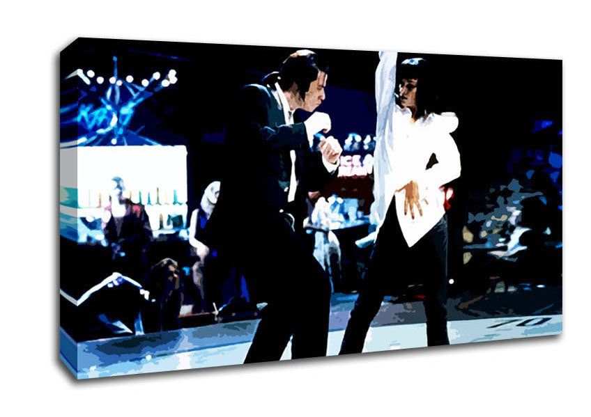 Pulp Fiction Dance Canvas Wall Art