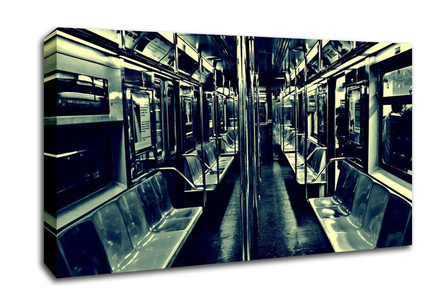New York City Train Canvas Wall Art