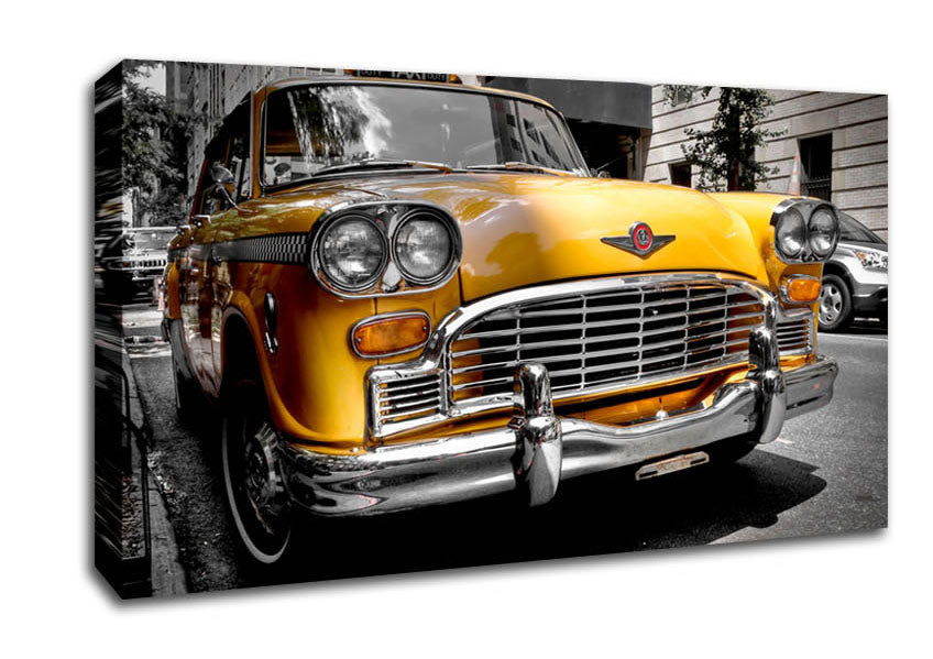 New York Yellow Cab Canvas Wall Art