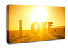 Love Shadow Canvas Wall Art