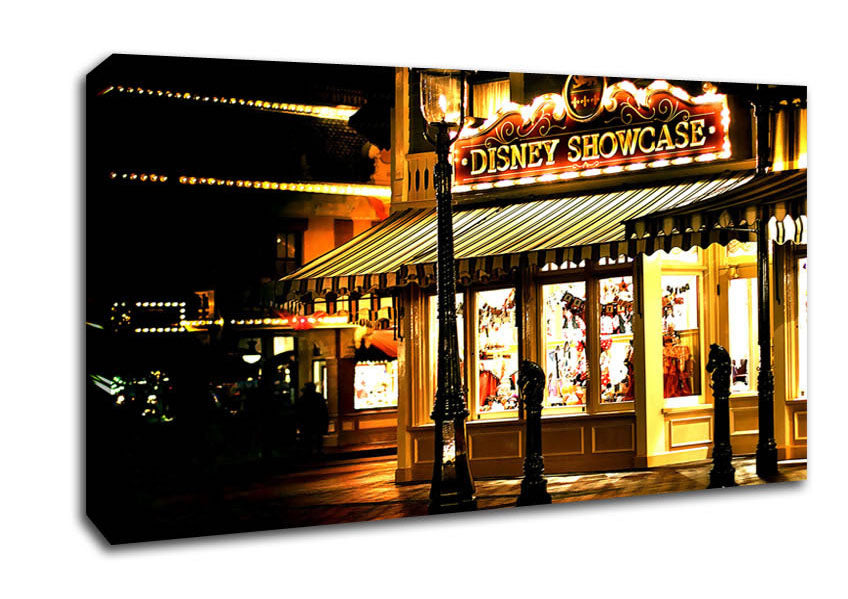 Main Street Noir Canvas Wall Art
