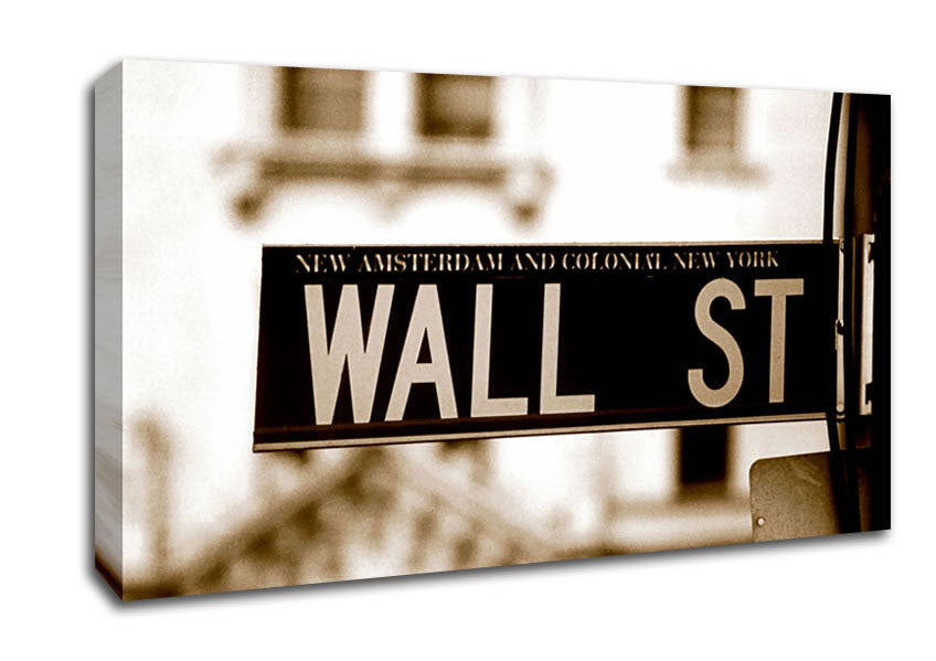 New York City Wall Street Canvas Wall Art