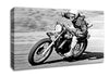 On Any Sunday B n W Canvas Wall Art