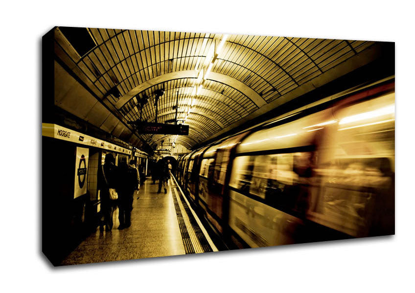 London Underground Tube Canvas Wall Art