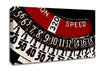Number Dial Canvas Wall Art