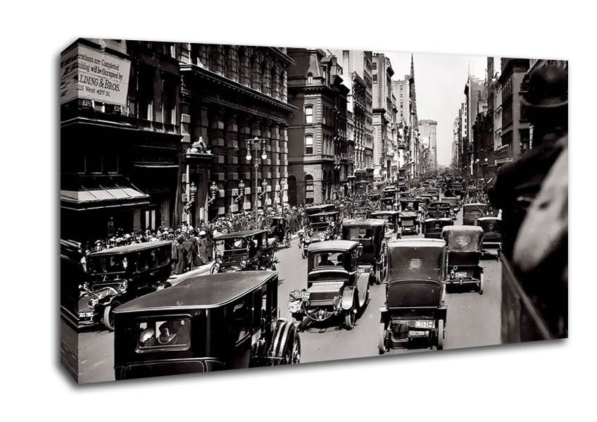 New York City Retro Canvas Wall Art