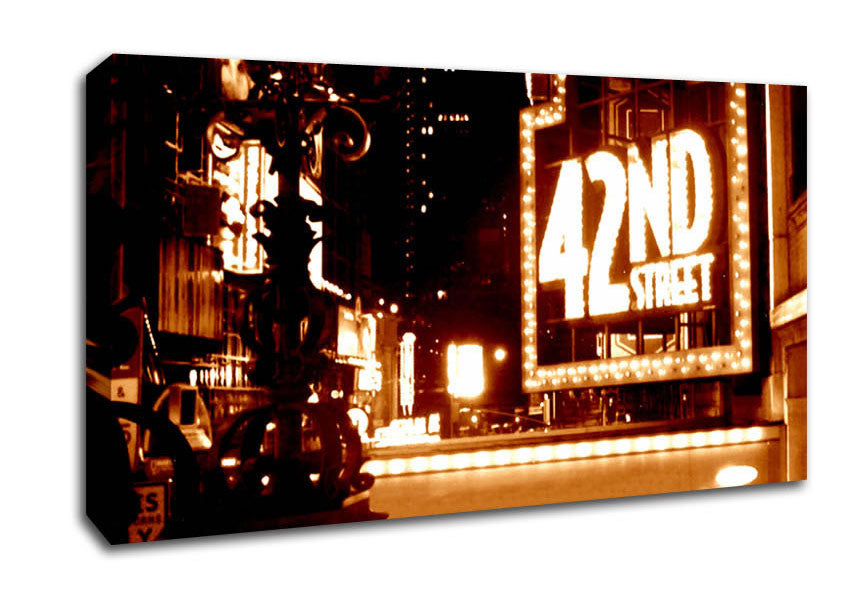 New York City 42Nd Street Canvas Wall Art