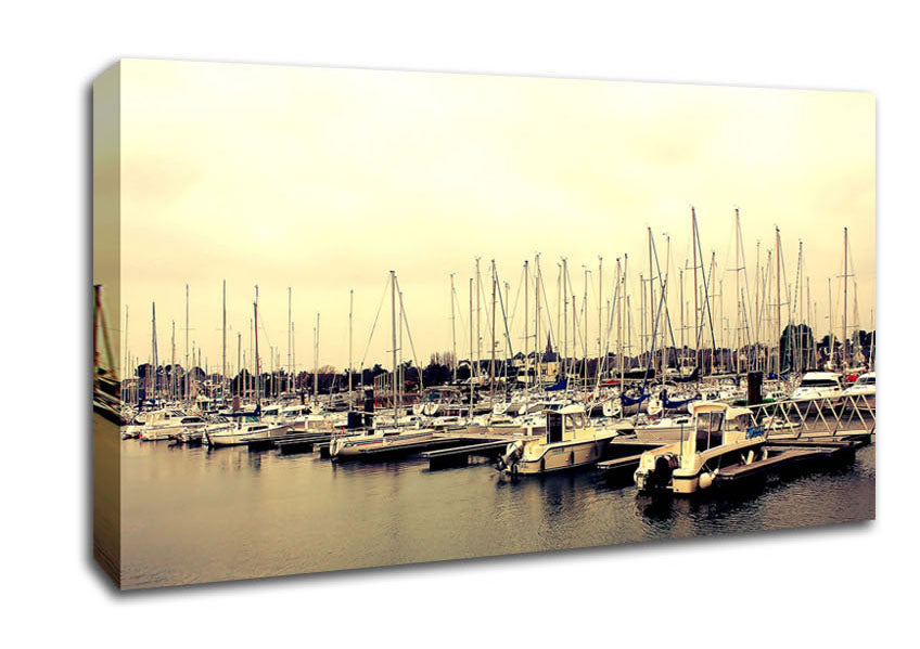 Boat Harbour Sunrise Canvas Wall Art