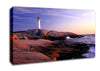 Peggys Point Lighthouse Peggys Cove Nova Scotia Canvas Wall Art