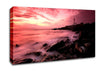 Lighthouse Sunset Canvas Wall Art