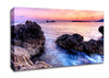Ocean Rocks At Dawn Canvas Wall Art