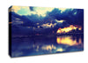 As The Sunset Beaks Through Over The City Canvas Wall Art