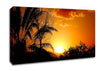 Beautiful Sunset Trees Canvas Wall Art