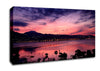 Nightfall Over The Tranquil Sea Canvas Wall Art