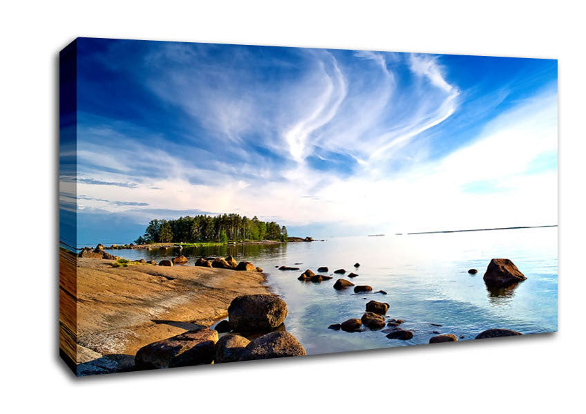 Island Of Rakin Kotka Canvas Wall Art