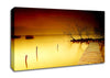 Mystical Boardwalk Yellow Canvas Wall Art