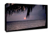 Pink Sun Sunset Canvas Wall Art