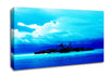 Just Turquoise Canvas Wall Art