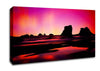 Northern Light Ocean Pink Canvas Wall Art