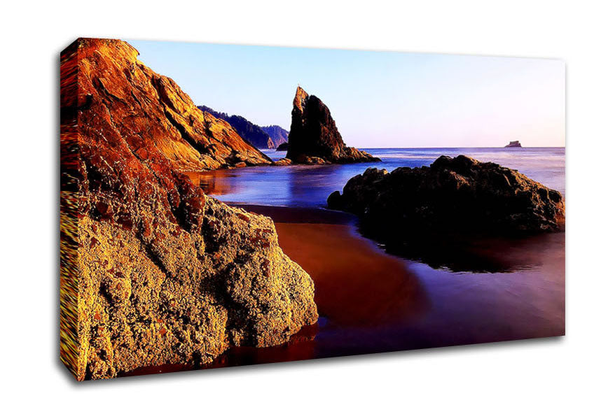 Ocean Rocks Canvas Wall Art