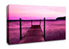 Pink Pier Paradise Canvas Wall Art