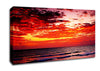 Lava Red Ocean Skies Canvas Wall Art