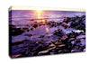 Ocean Pebble Sunrise Canvas Wall Art