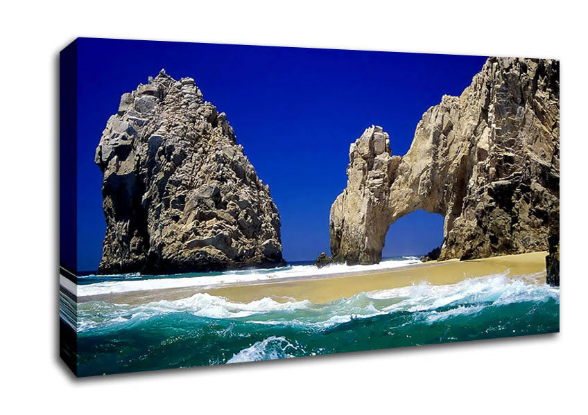 Ocean Cave Hideaway Canvas Wall Art