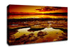 Orange Ocean Daybreak Canvas Wall Art