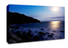 Mist Of The Ocean Rocks At Daybreak Canvas Wall Art