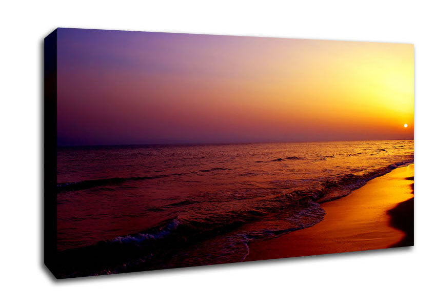 Path Of The Ocean Flow Canvas Wall Art