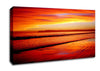 Orange Ocean Sands Canvas Wall Art