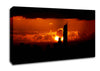 Orange City Dusk Canvas Wall Art
