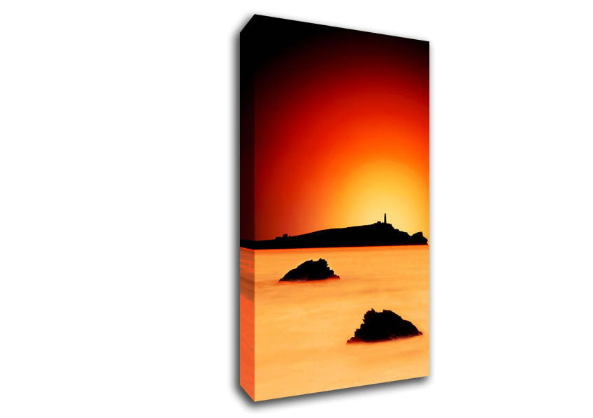 Oceans Lighthouse Canvas Wall Art