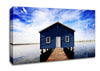 House At The End Of The Pier Canvas Wall Art
