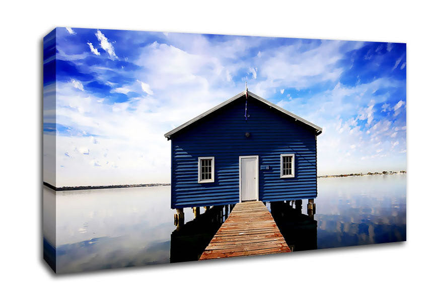 House At The End Of The Pier Canvas Wall Art