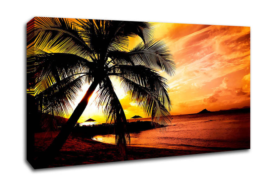 Palm Tree Paradise Canvas Wall Art