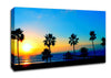 Palm Tree Parade Canvas Wall Art
