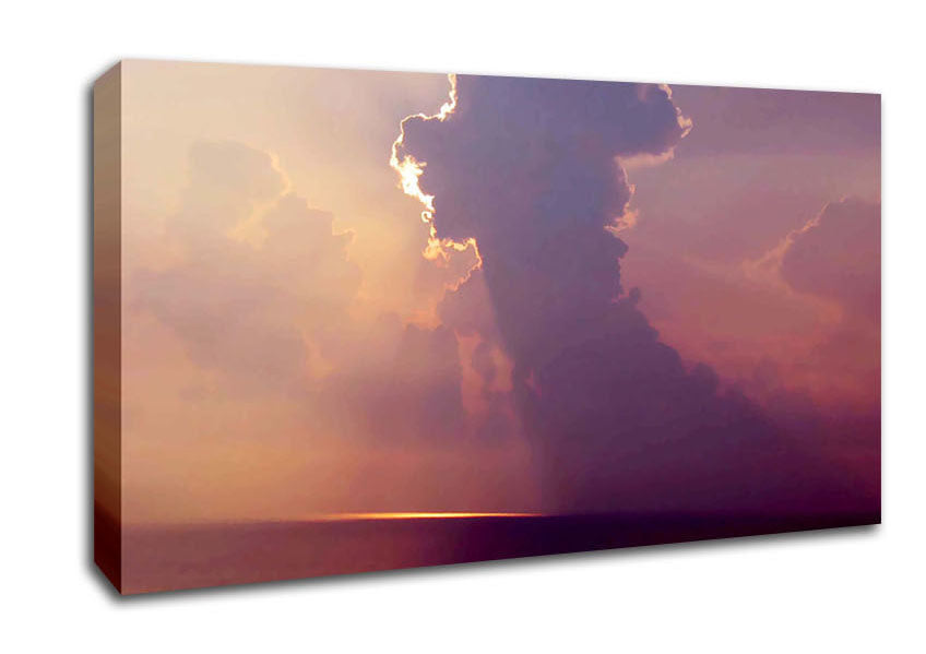 Mist Of The Ocean Cloud Canvas Wall Art