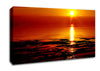 Lapping Waves In Golden Sunlight Canvas Wall Art