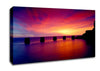 Ocean Colour Burst Canvas Wall Art