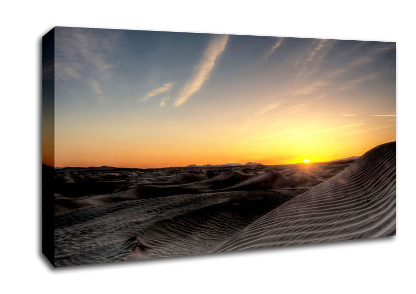 Little Sahara Sunset Canvas Wall Art
